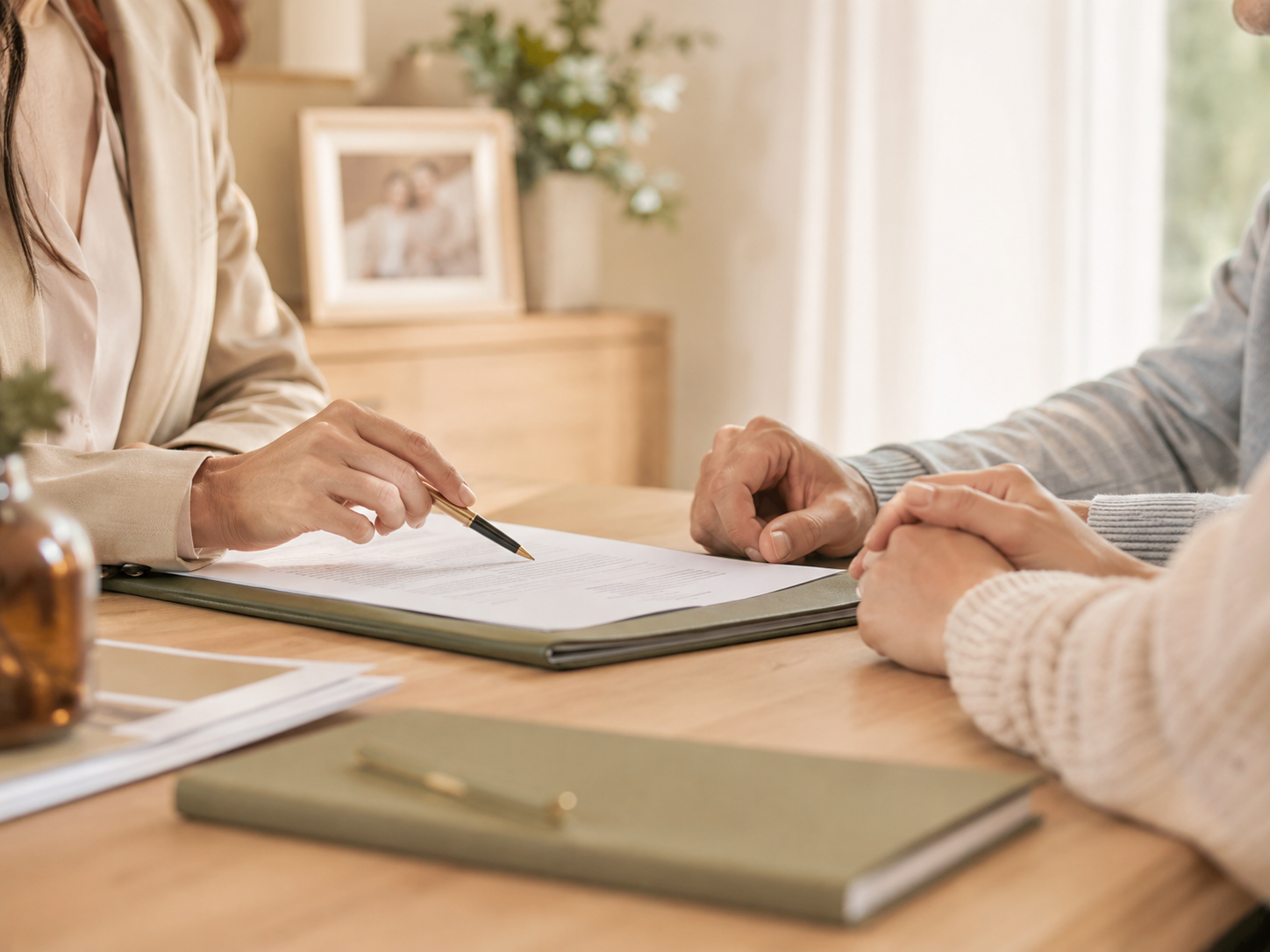 Consulta de Derecho de Familia en despacho jurídico con documentación y asesoramiento personalizado