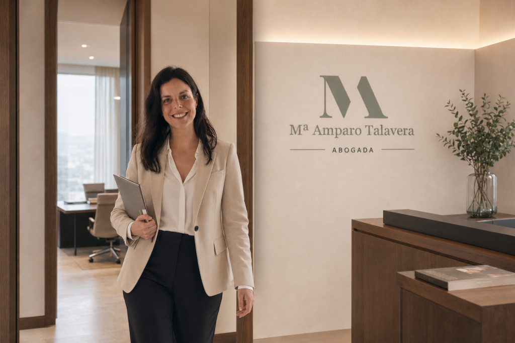 M.ª Amparo Talavera en el despacho MATalavera Abogados de Algemesí